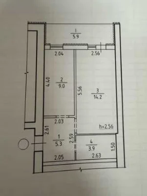 Продаж 1-кімнатної квартири  по просп. Михайла Лушпи   ЖК Ес
