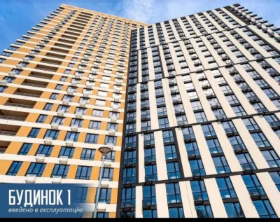 1-кімнатна квартира 45,54 м² у ЖК H2O, вид на озеро