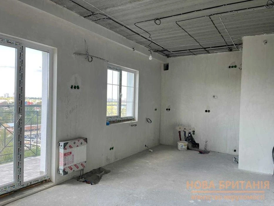 Продаж 1к квартира 47м2, 3 поверх з балконами, кутова, ЧАСТК