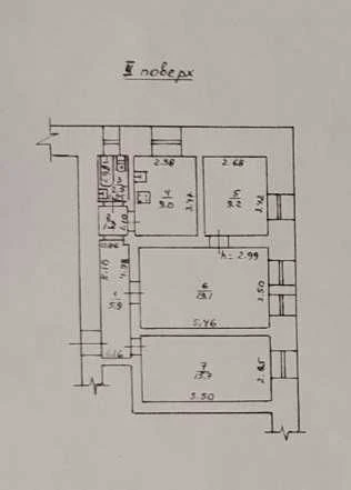 3кімнатна квартира на вул. Стуса/Мельницька, 2/2, 63м