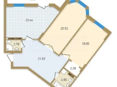 Продаж 2к квартири 99 кв. м на вул. Кожум'яцька 7 • ID 34783
