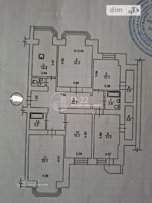 Продаж 5к квартири 140 кв. м на вул. Степана Рудницького 9 •