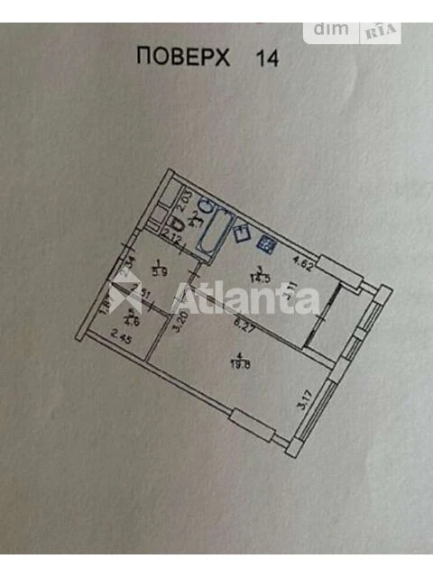 Продаж 1к квартири 52.5 кв. м на просп. Берестейський 111 •