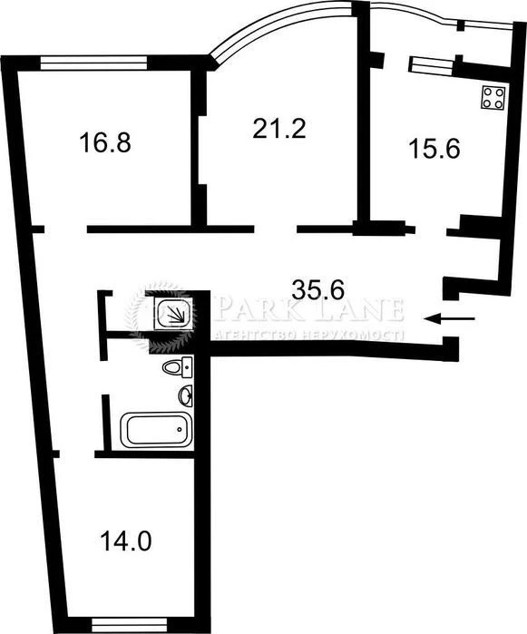 Apartment for sale 3-room apartment Urlivska, 11/44, Akhmatovaya, Gri
