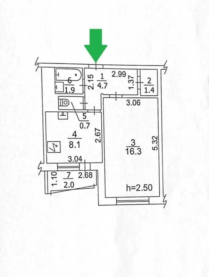 Продаж 1-кімнатної квартири 34 м², Голосіївська вул., 6