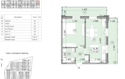 Продаж 1-кімнатної квартири 47.2 м², Михайла Максимовича вул
