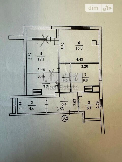 Продаж 2к квартири 70 кв. м на вул. Жилянська 118 • ID 34828