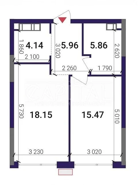 Продаж 2к квартири 50 кв. м на наб. Дніпровська 2 • ID 34828