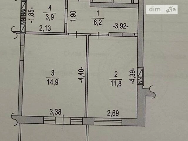 Продаж 1к квартири 38.6 кв. м на вул. Метрологічна 107 • ID