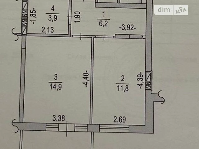 Продаж 1к квартири 38.6 кв. м на вул. Метрологічна 107 • ID