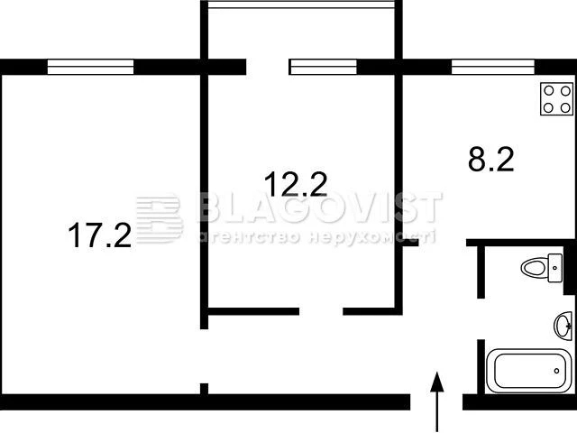 Продаж 3к квартири 47 кв. м на вул. Солом'янська 36 • ID 348