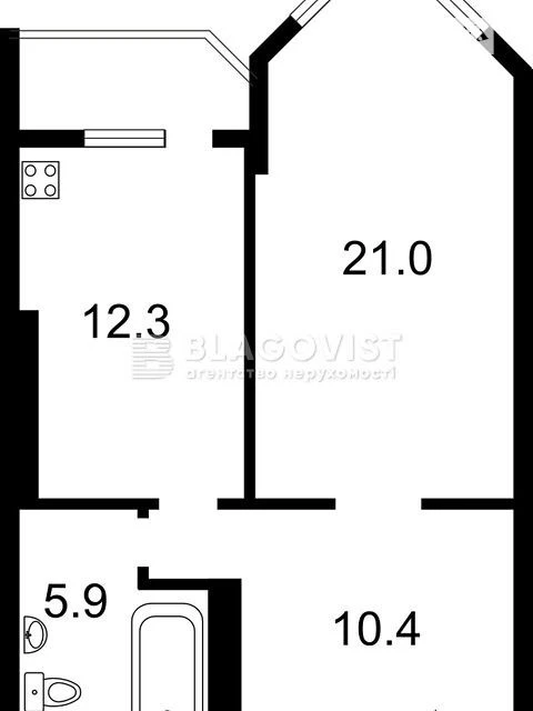 Продаж 1к квартири 53 кв. м на пл. Солом'янська 15А • ID 348