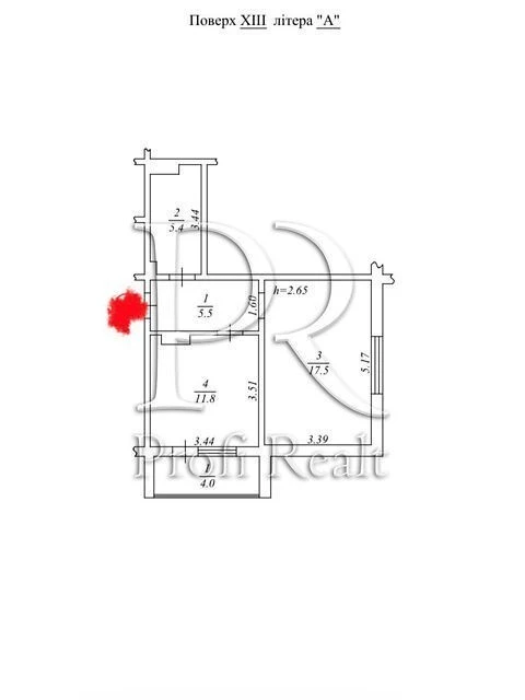 Продаж 1к квартири 44.2 кв. м на вул. Градинська 20 • ID 348