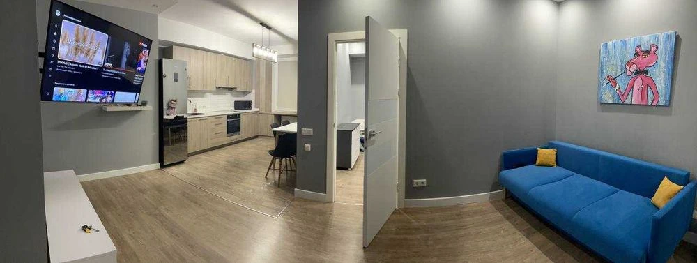 1-кімн. квартира 63 м² ЖК Армейский | ремонт | генератор