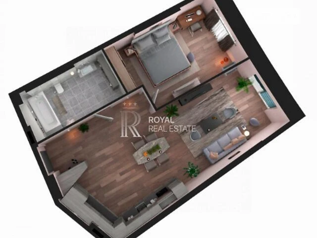 Sale of 1-room apartment 63 sq. m on Stepana Bandera Ave. 30 • I