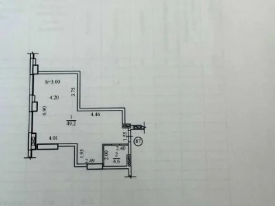 Apartment. Dnipro, Sicheslavska Naberezhna St.