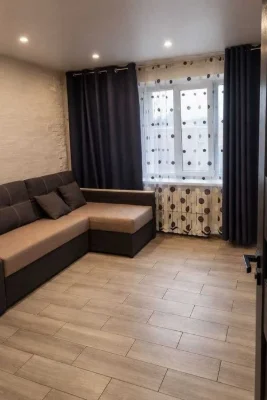 Sale of a modern 2-room apartment (living room type) with euro-floor