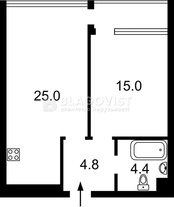 Hoffmann House продаж Золотоустівська 34, 1 кім, 52кв.м, 130