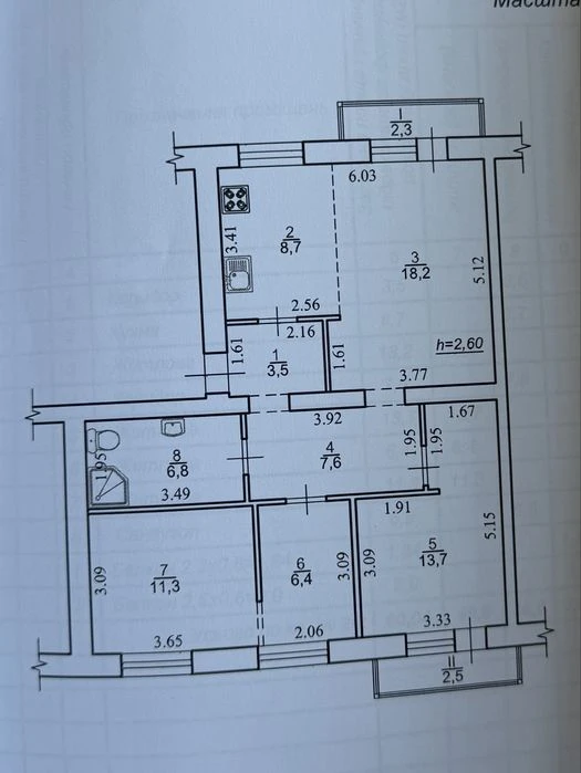 Продам 3 к квартиру на Роменскій