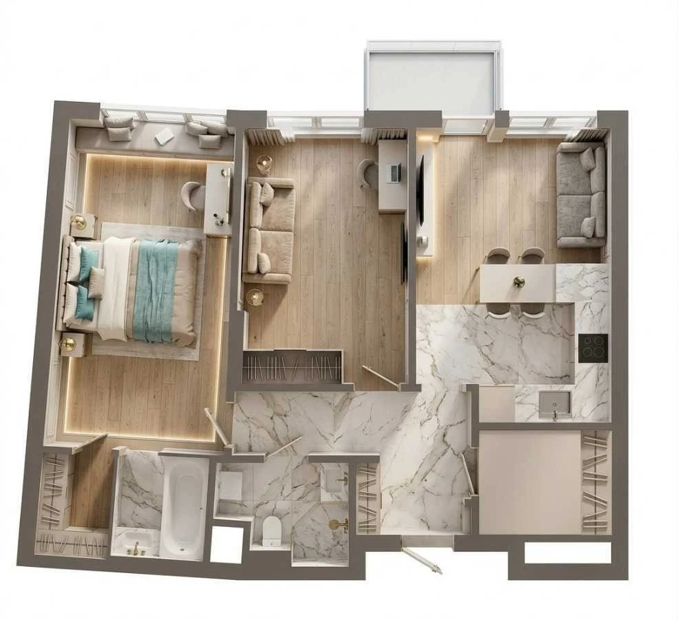 3-room apartment for sale 76 m², Osokorska St., 2A