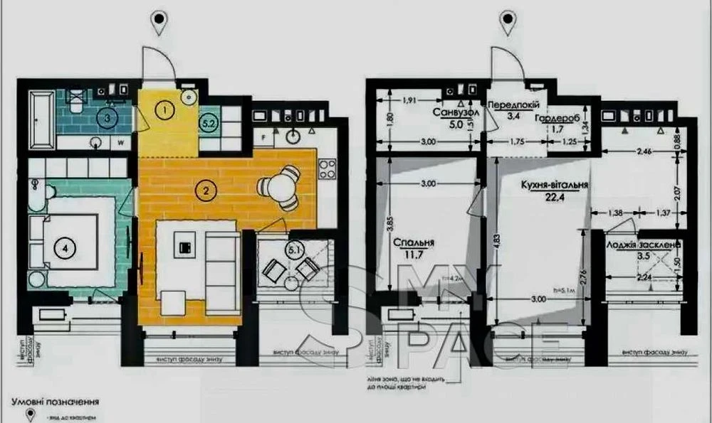 Євро 2к в ЖК Юніт Хоум Unit Home Дорогожичі Лукʼянівська Гар