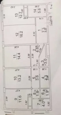 Просторная квартира 3-комнатная в ЖК 46-я Жемчужина Таирова
