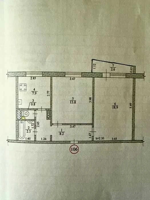Продам 2 квартиру пр. Поля / Кирова /Минина  55м2