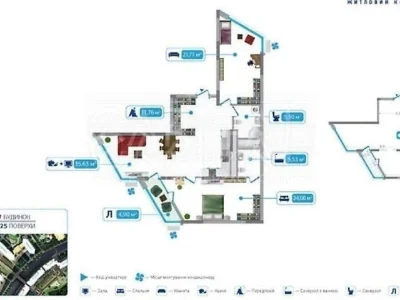 Продажа 3к квартиры 110 кв. м по просп. Николая Бажана 7 • ID