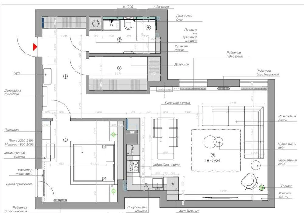 Продаж квартири з преміальним ремонтом 86,7 м2 у клубному бу