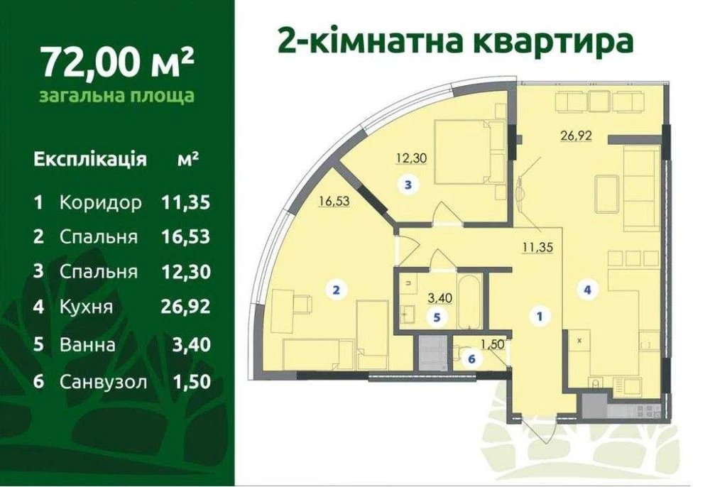Продам велику 2кім.квартиру в ЖК Липські Вежі!!