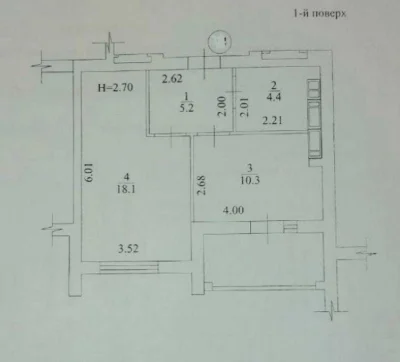 Продам 1-к квартиру ЖК Сказка 40,6м2