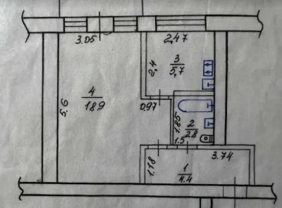 Продам 1к квартиру Метро Дворец спорта Новые дома