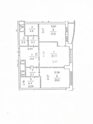 Продаж 2к квартири 96 кв. м на вул. Жилянська 59 • ID 348309