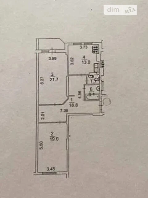Продаж 2к квартири 85 кв. м на пров. Коломийський 17/31А • I