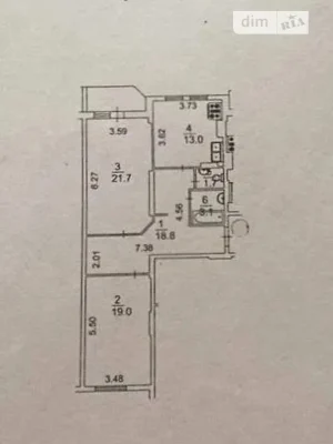 Продаж 2к квартири 85 кв. м на пров. Коломийський 17/31А • I