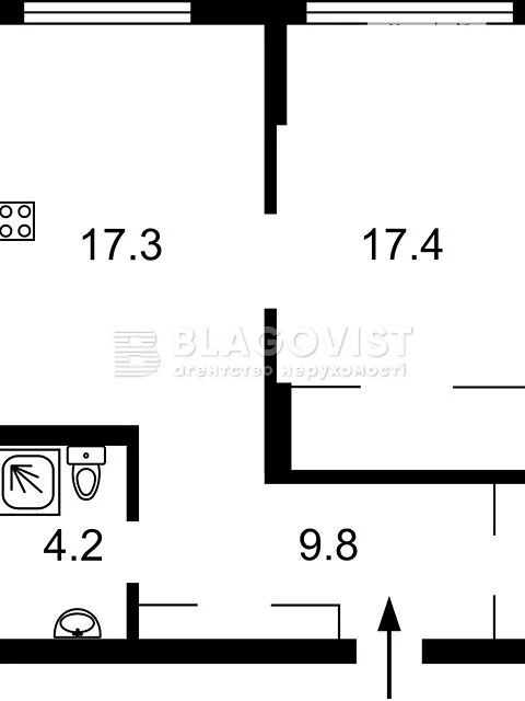 Продаж 2к квартири 49.3 кв. м на вул. Михайла Максимовича 32