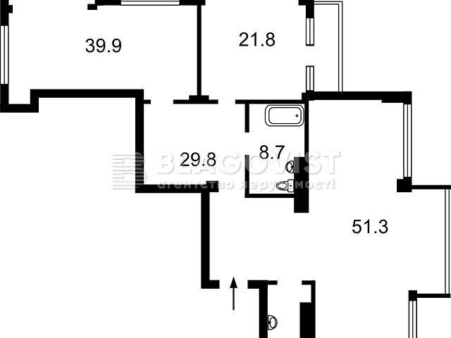 Продаж 3к квартири 160 кв. м на вул. Андрія Верхогляда 5 • I