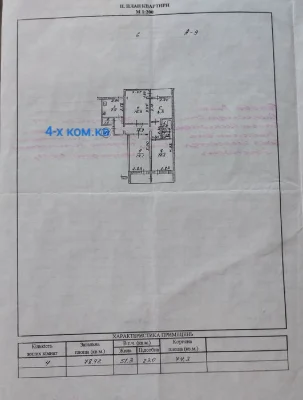 Продаю 4-х ком.кв.6/9 ул.Академика Александрова