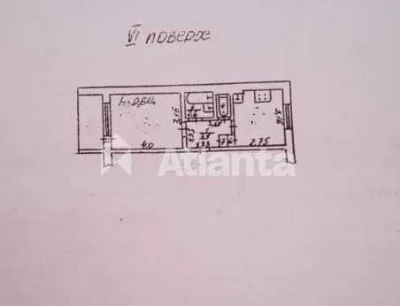 1 кімнатна квартира по вулиці Висоцького