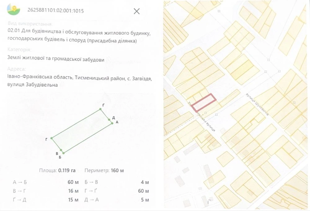 Продаж земельної ділянки Івано-Франківськ вул. Університетсь