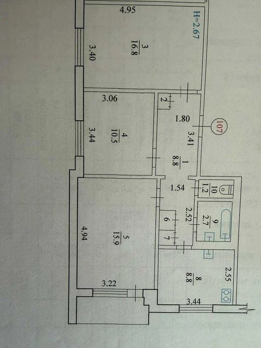 продам 3 ком кв салтовка