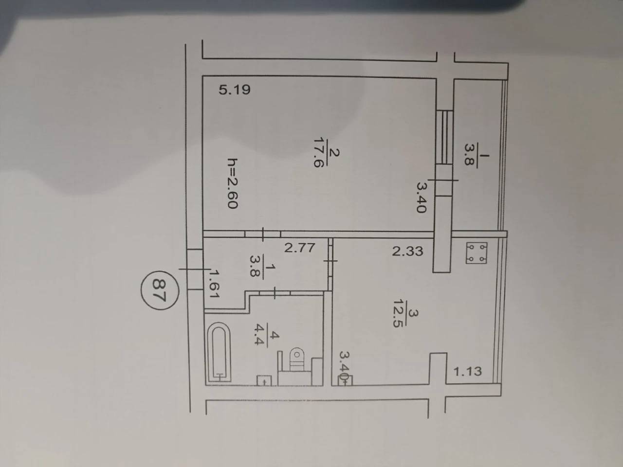 Аренда 1-комнатной квартиры 43 м², Миропольская ул., 21