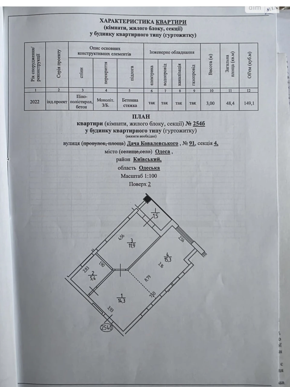 Продаж Квартира Дача Ковалевського