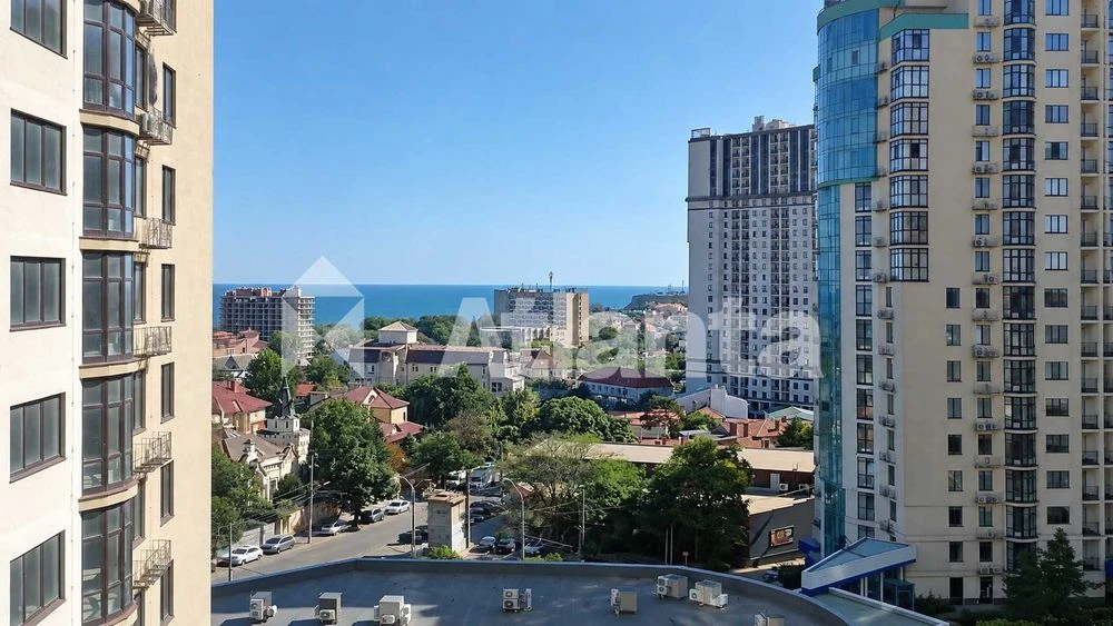 Панорамний вид на море, 1-кімнатна квартира у ЖК Аквамарин б