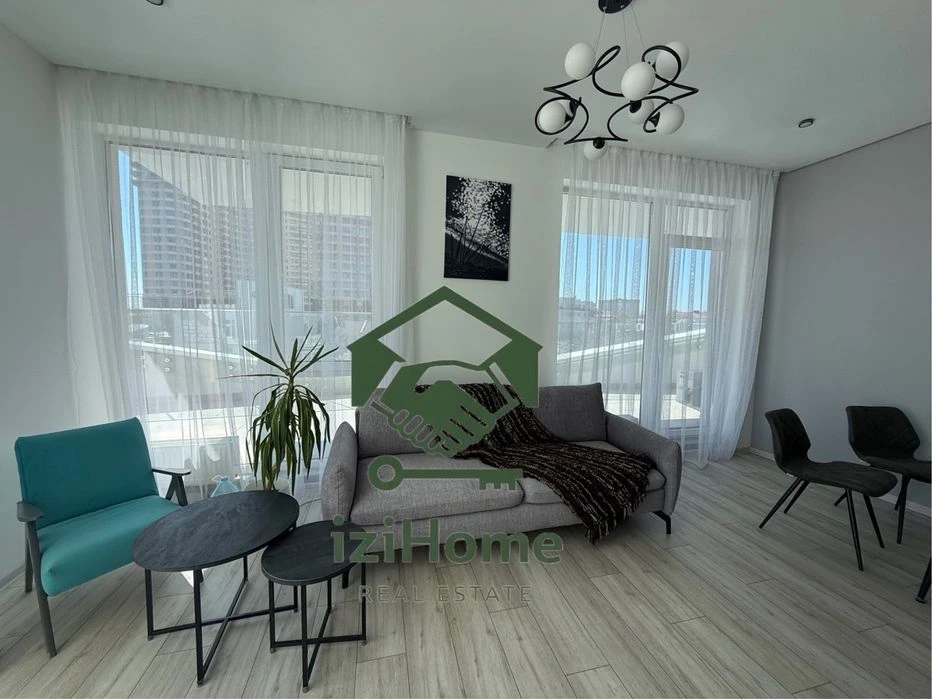 Терраса 75м²-прямой вид моря‼️двухкомнатная на Каманина‼️арка