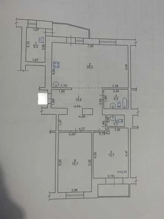 Продаж 2-кімнатної квартири в центрі Полтави | ЖК «Кадетськи