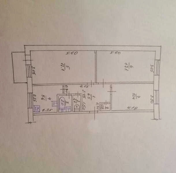 Продам квартиру 3 ком. Новые Дома.