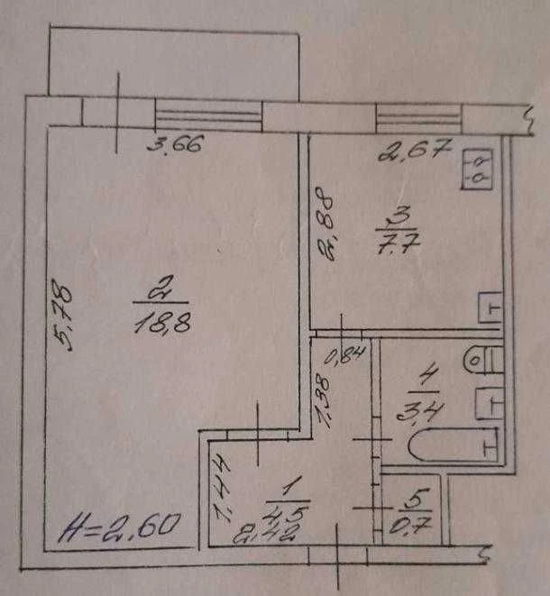 Продам 1-к.к. улучшенной планировки на Салтовке возле ТРК Ук
