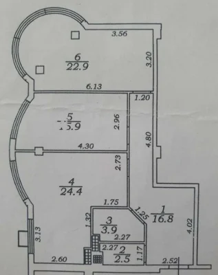 2-ком квартира ЖК Фонтан