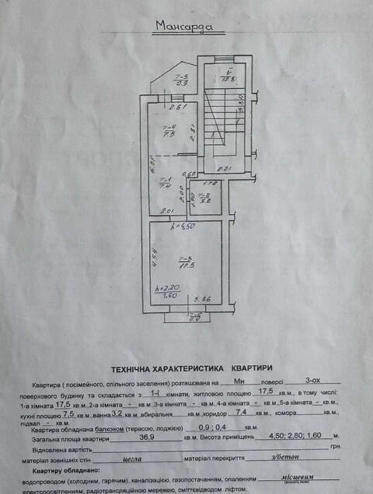 Продаж 1 кімнатної квартири з ремонтом по вулиці Купчинского